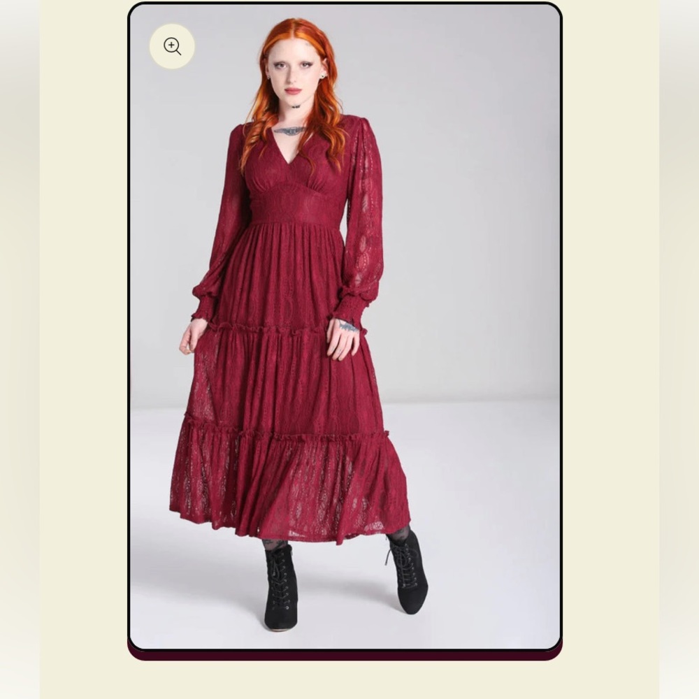 Rhea Lace Dress by Hell Bunny